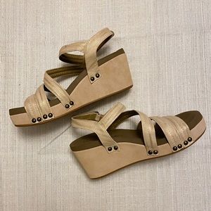 Corkys Strappy Wedge Sandals